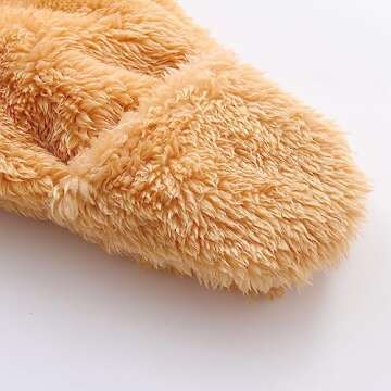 Infant Autumn and Winter Polar Fleece Clothes Soft Lined Onesie Outwear Warm Hooded Romper for 0-3 Months Baby Toddler Brown