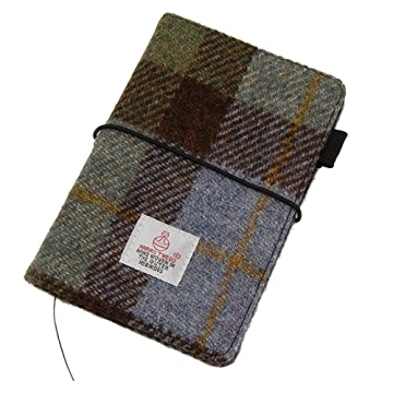 Harris Tweed Pocket Notebook Cover - Unique & Stylish Craftsmanship