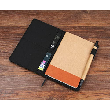 Harris Tweed Notebook Cover MacLeod - 3.5X5.5 Inch