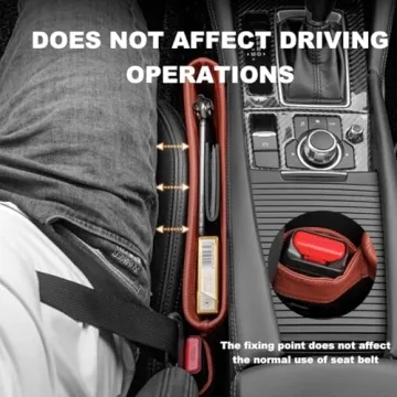 Tumecos Car Seat Pockets - Premium PU Leather Organizers