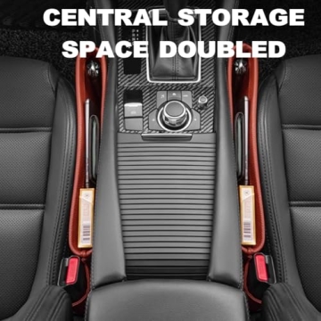 Tumecos Car Seat Pockets - Premium PU Leather Organizers