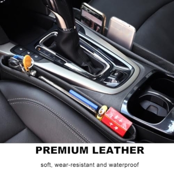Tumecos Car Seat Pockets - Premium PU Leather Organizers