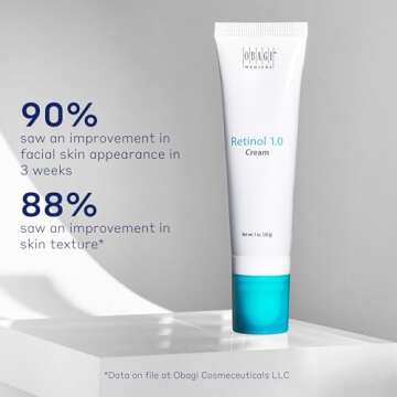 Obagi360 Retinol 1.0 Cream – High Concentration Retinol Helps Reduce the Appearance of Fine Lines and Wrinkles & Smooth Texture with Minimal Irritation – 1 oz
