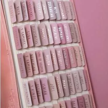 UPAFEXXI Bible Tabs with Rose Gold Foil - Elegant Navigation