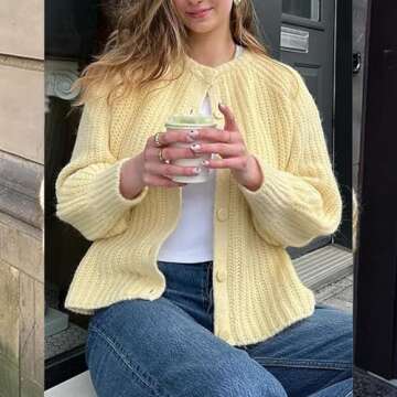 SeeLuNa Crochet Cardigan for Women - Stylish & Comfortable