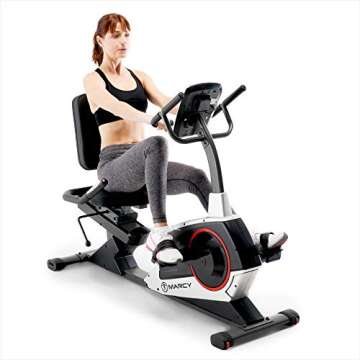 Marcy Regenerating Recumbent Bike with Adjustable Features