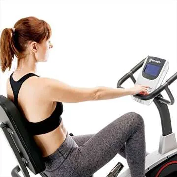 Marcy Regenerating Recumbent Bike with Adjustable Features