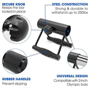 Yes4All Landmine Double D Row Handle for Olympic Bars