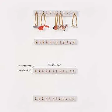 Mokof Bow Holder for Girls Hair Bows - 4 Pack Organizer