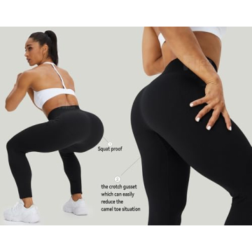 HIGORUN Seamless High Waist Leggings for Women