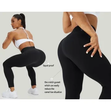 HIGORUN Seamless High Waist Leggings for Women