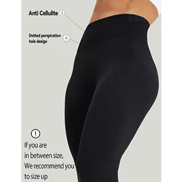 HIGORUN Seamless High Waist Leggings for Women