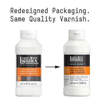 Liquitex Professional High Gloss Varnish, 237ml (8-oz)