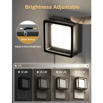 DORESshop LED Night Light Adjustable Brightness Design