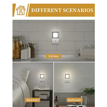 DORESshop LED Night Light Adjustable Brightness Design