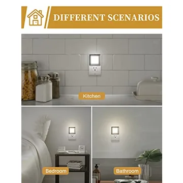 DORESshop LED Night Light Adjustable Brightness Design