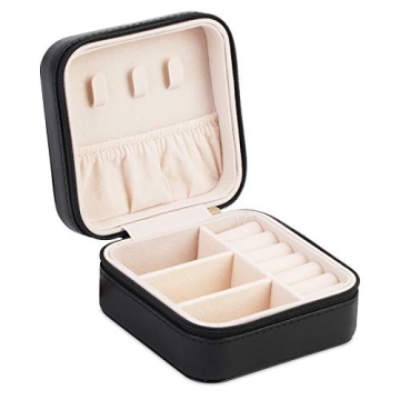 A&A Travel Jewelry Organizer Box Portable Case