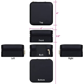 A&A Travel Jewelry Organizer Box Portable Case