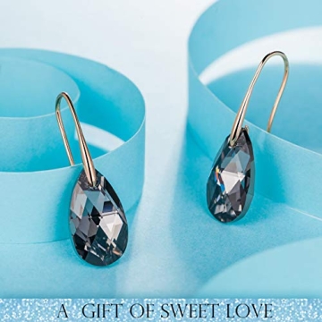 Elegant LADY COLOUR Crystal Earrings for Women Jewelry