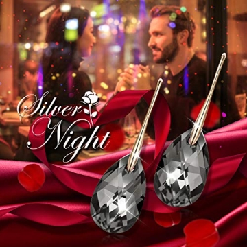 Elegant LADY COLOUR Crystal Earrings for Women Jewelry