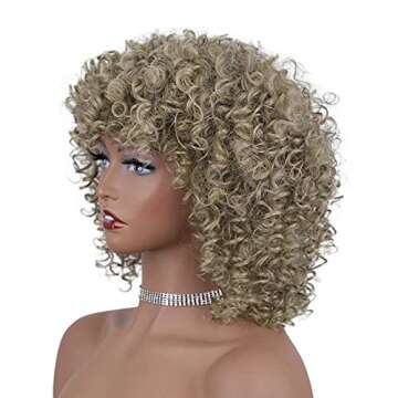 Short Curly Afro Wigs for Black Women - AISI BEAUTY