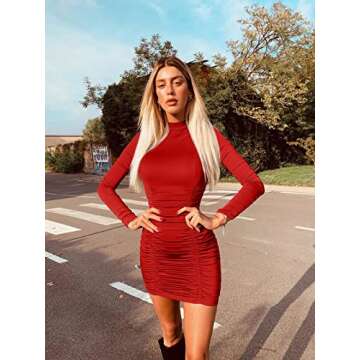 GOKATOSAU Women’s Sexy Bodycon Dress for Parties