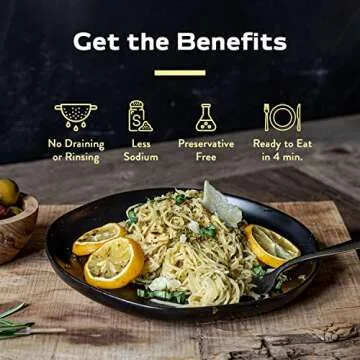 Natural Heaven Pasta, Hearts of Palm Pasta Spaghetti Noodles, Gluten Free, Vegan, Low Carb Pasta for a Keto Snack or Healthy Food Meal 9 Ounce (Pack of 4)