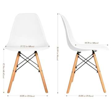 Stylish CangLong Mid-Century Side Chair for Home & Office