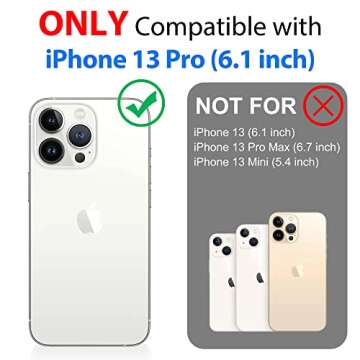 SPORTLINK for iPhone 13 Pro Waterproof Case - Full Body Shockproof Dustproof Phone Screen Protector ...