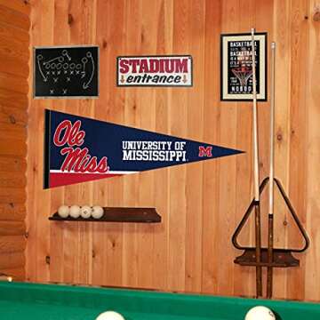 College Flags & Banners Co. Ole Miss Pennant Full Size Felt