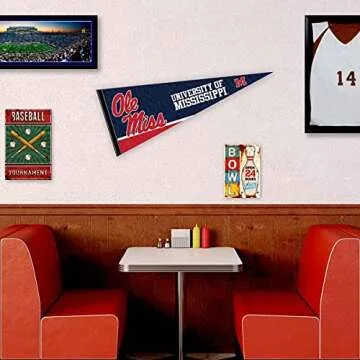 College Flags & Banners Co. Ole Miss Pennant Full Size Felt