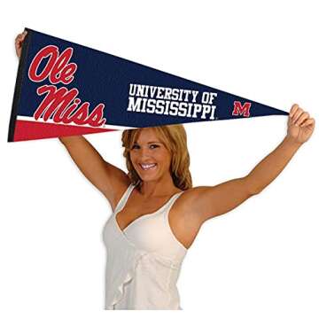 College Flags & Banners Co. Ole Miss Pennant Full Size Felt