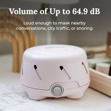Yogasleep Dohm Uno White Noise Sound Machine in Pink