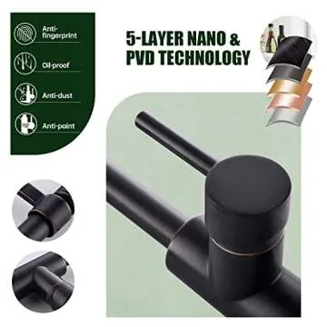 Top APPASO Pull Down Sprayer Kitchen Faucet - Stylish & Durable