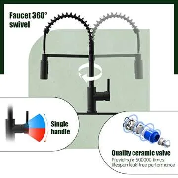 Top APPASO Pull Down Sprayer Kitchen Faucet - Stylish & Durable