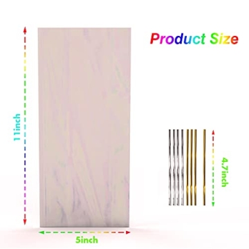 QTOP Iridescent Holographic Treat Bags for Every Occasion