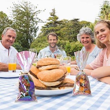 QTOP Iridescent Holographic Treat Bags for Every Occasion