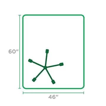 Dimex Office Chair Mat for Low Pile Carpet, 46" x 60", Clear