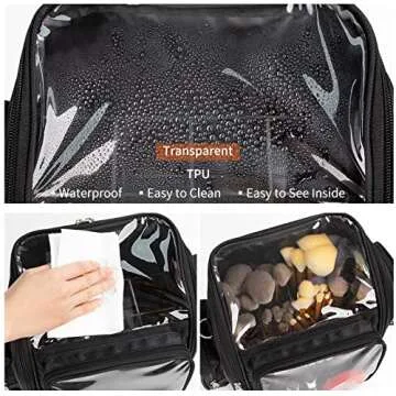 CUBETASTIC Makeup Brush Bag & Acrylic Holder