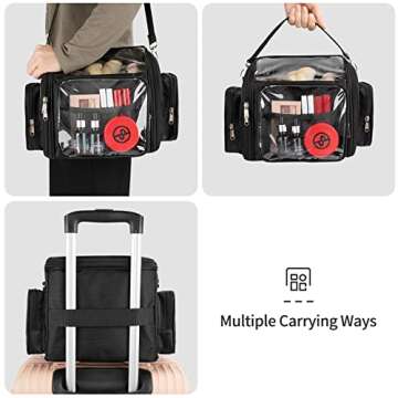 CUBETASTIC Makeup Brush Bag & Acrylic Holder