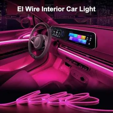 Transform Your Space with EL Wire Interior Car LED Strip