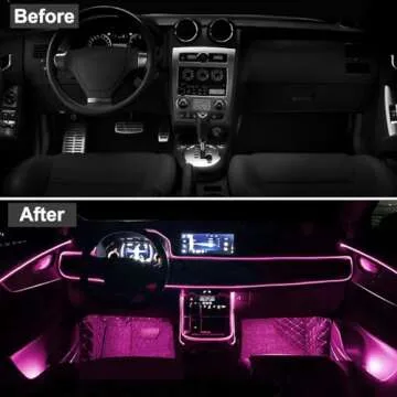 Transform Your Space with EL Wire Interior Car LED Strip