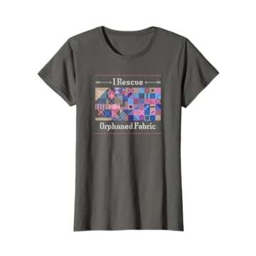 Womens Funny Quilter Crafting Quilt Fabric Rescue Shirt T-Shirt