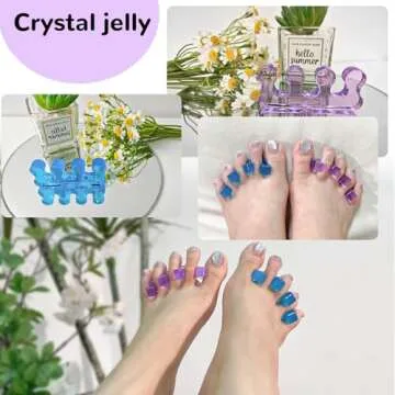 Soft Gel Toe Separators for Comfortable Pedicures