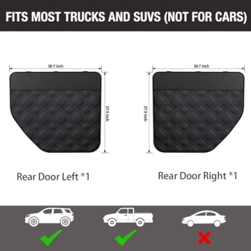 Surfcabin Dog Car Door Protector for Large Vehicles