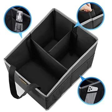 Alijees Car Back Seat Organizer for Easy Travel Storage