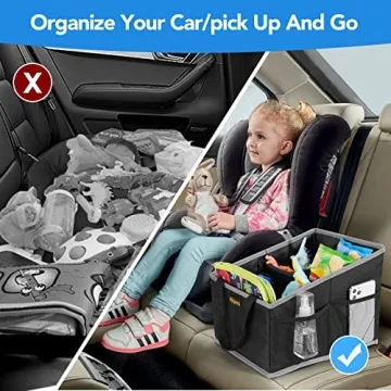 Alijees Car Back Seat Organizer for Easy Travel Storage