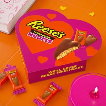 REESE'S Milk Chocolate Peanut Butter Hearts Gift Box