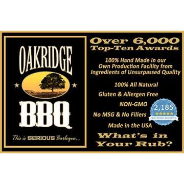 Oakridge BBQ SPOGOS Rub | Salt, Pepper, Onion & Garlic On Steroids | Great on Brisket, Steak, Burgers & Anything Else | World's Finest Barbecue Rubs | Meat Seasoning & Spice Dry Rub | 16 oz High-Barrier Zip Top Bag