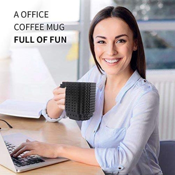 Fun Build-on Brick Coffee Mug - Creative DIY Design